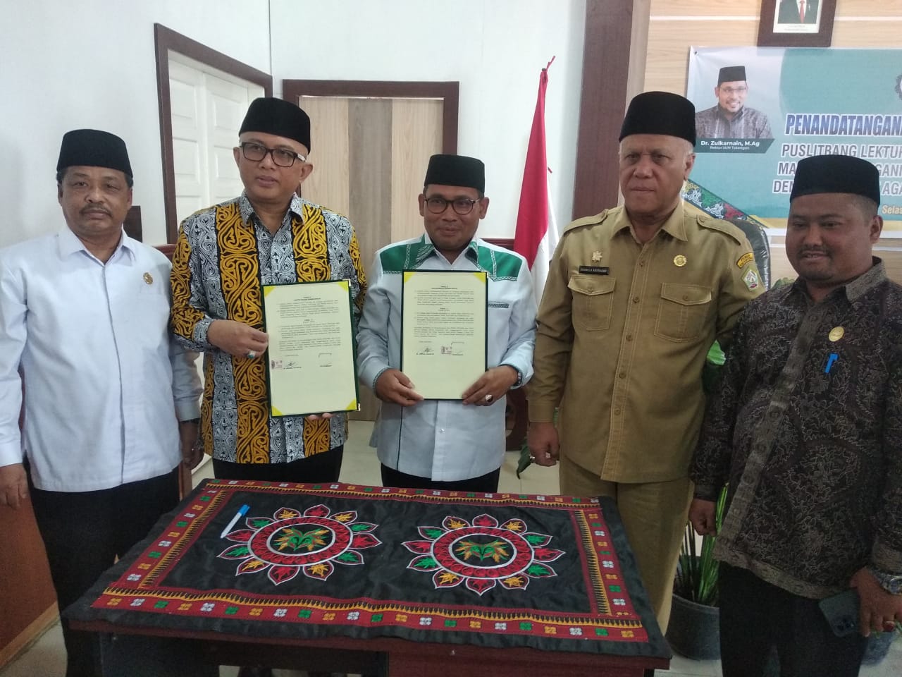 Penandatanganan Kerjasama Puslitbang Lektur Khazanah Dan Manajemen Organisasi Kemenag RI Dengan IAIN Takengon