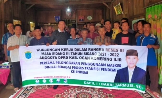 Wakil Ketua DPRD OKI Bakri Tarmusi.SE Gelar Kegiatan Reses Didapil 1 Disambut Baik Kepala Desa Dan Masyarakat.