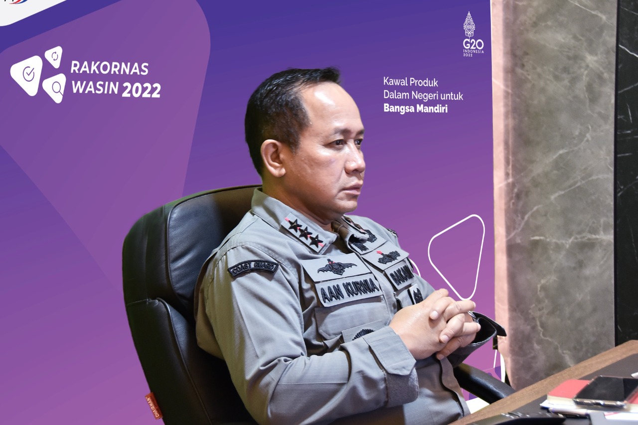 Kepala Bakamla RI Hadiri Rakornas Pengawasan Intern Pemerintah Tahun 2022