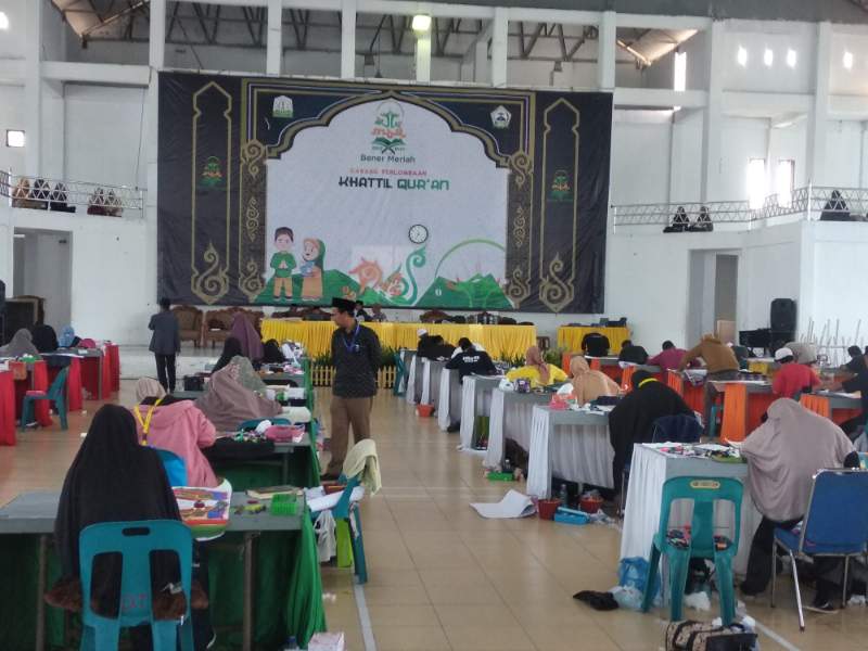 Para Peserta Lomba Cabang Khattil Qur’an Di GOS Simpang Tiga