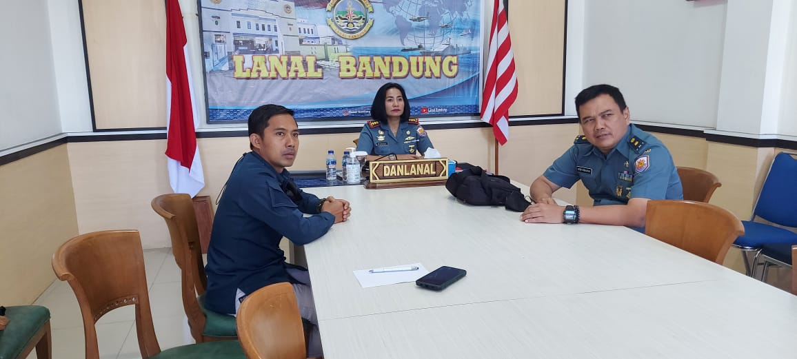 Komandan Lanal Bandung Ikuti Rapat Kerja Teknis Penerangan Tahun 2022