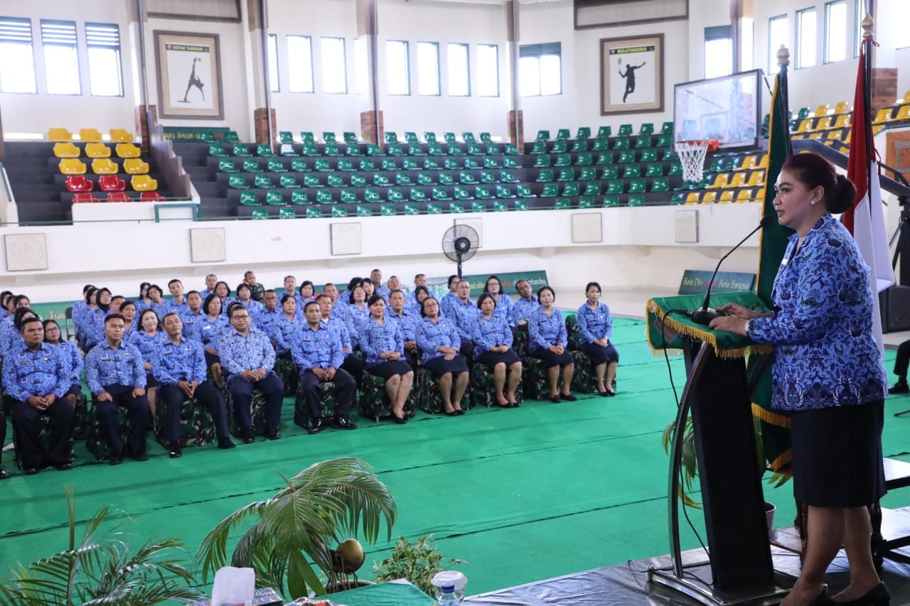 Ketua DPK Korpri Unit TNI AD Lantik Dewan Pengurus Korpri Sub Unit Kodam IX/Udayana