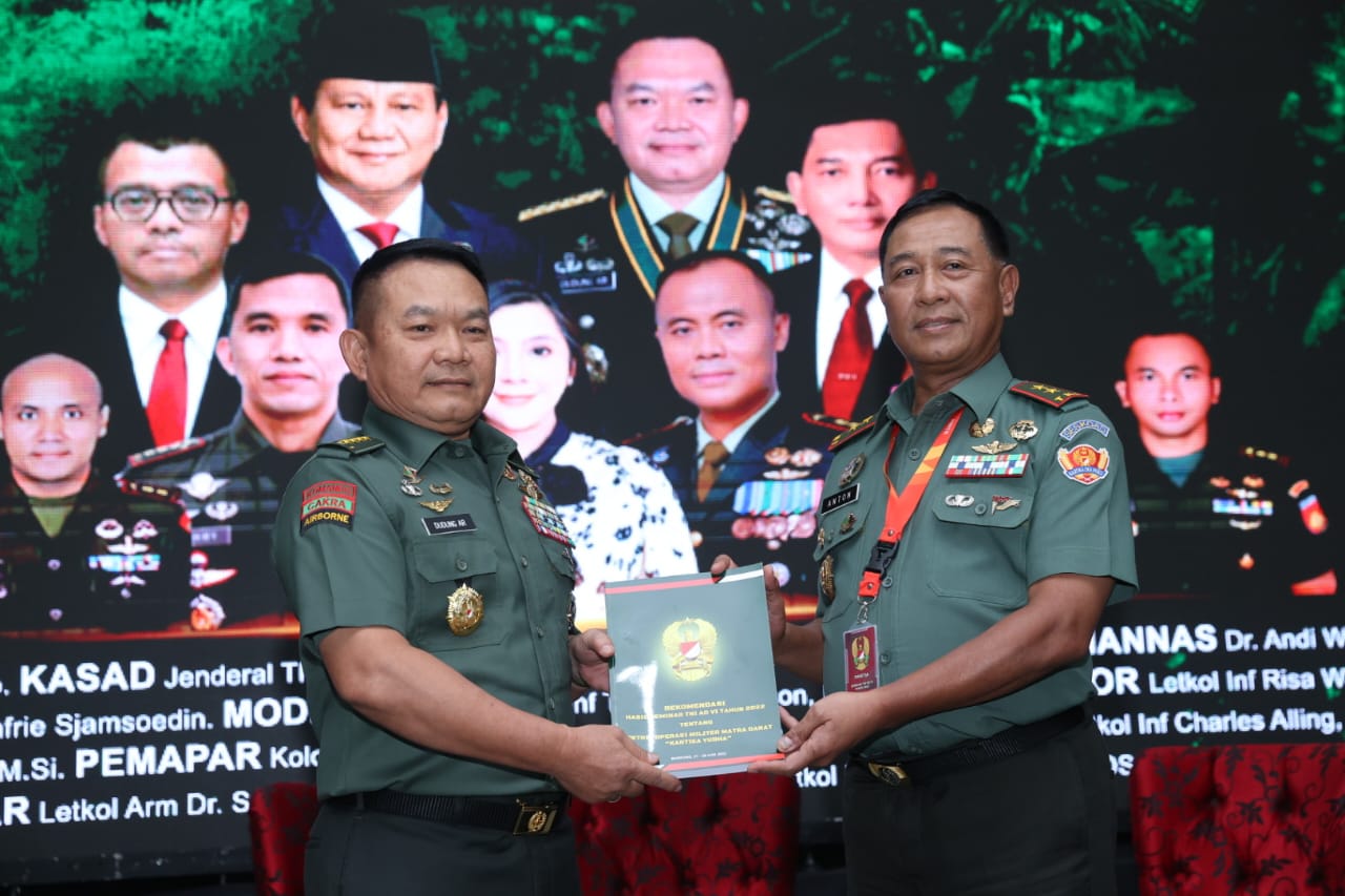 Kasad Tutup Seminar Nasional ke-6 TNI Angkatan Darat