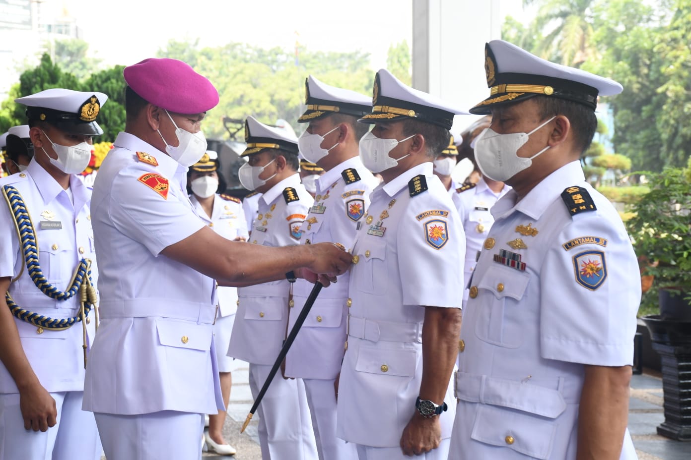 GUNA KADERISASI KEPEMIMPINAN, EMPAT JABATAN PENTING LANTAMAL III JAKARTA DI SERAHTERIMAKAN