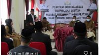 Pelantikan pejabat tinggi Pratama Kabupaten Aceh timur