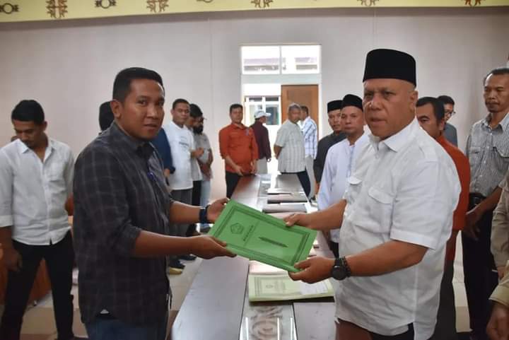 36 Paket Kontrak Bersama Aceh Tengah Ditandatangi Pada Tahap Pertama 2022