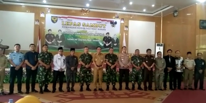  Wakil Bupati Hadiri Acara Pisah Sambut Dandim 0427/Wk