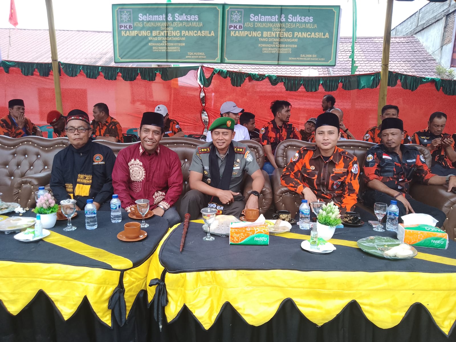 Dandim Dan Forkopimda Bener Meriah Lounching Kampung Benteng Pancasila