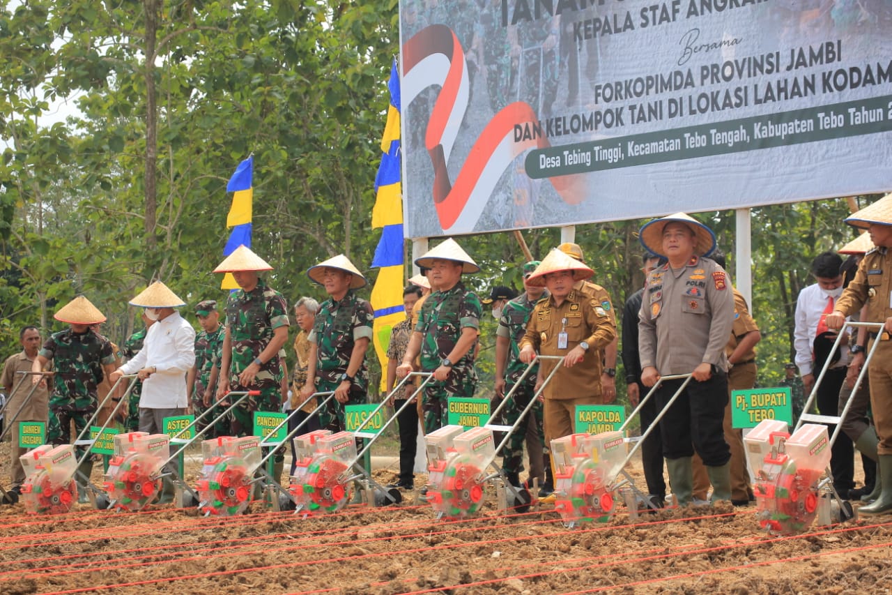 Kadispenad : Respons Cepat Satuan Jajaran TNI AD Olah Lahan Tidur Jadi Lahan Produktif