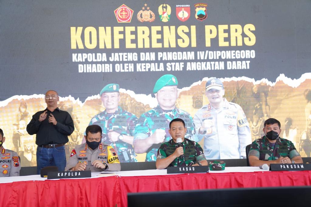 Apresiasi Kinerja Tim Gabungan TNI-Polri, Kasad Berikan Penghargaan