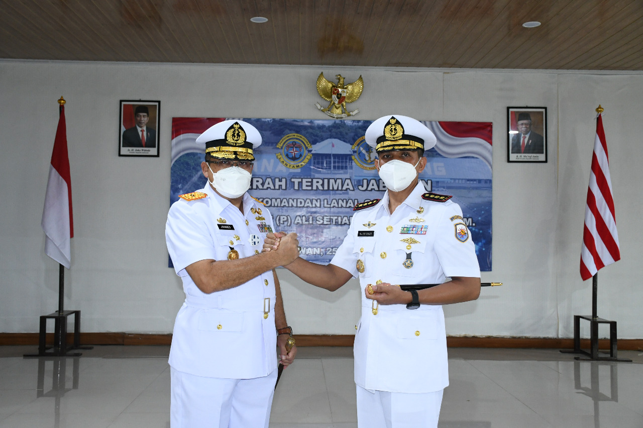 Komandan Lantamal I Lantik Kolonel Laut (P) Ali Setiandy, M.Tr (Han)., M.M., Sebagai Danlanal Sabang