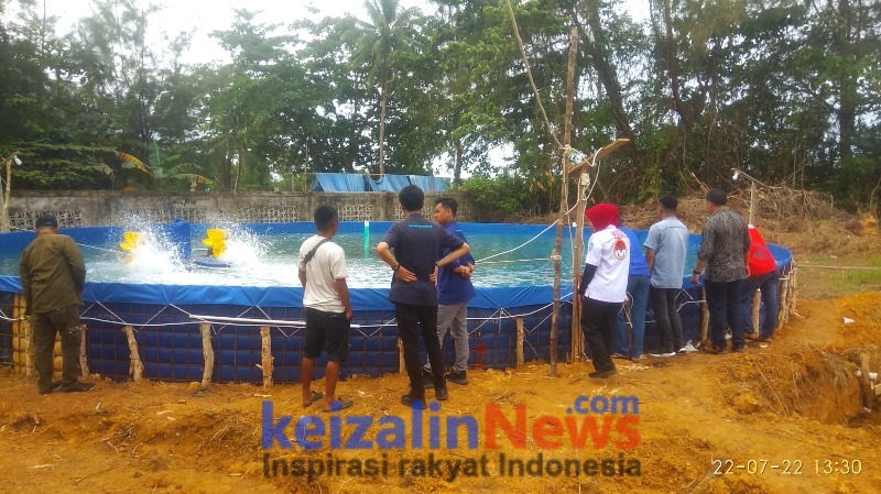 LSM PMPR Indonesia Bersama Bank SumselBabel Dampingi Kepala Desa Baru Kunjungi Balai Benih Ikan Laut Tanjung Rusa