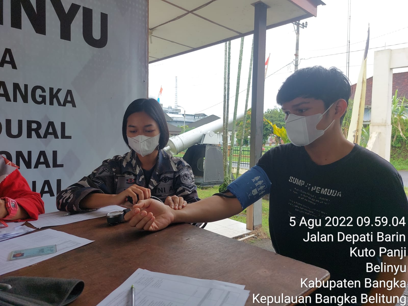 LANAL BANGKA BELITUNG TERUS SUNTIK VAKSIN WARGA GUNA BEBAS DARI VIRUS CORONA