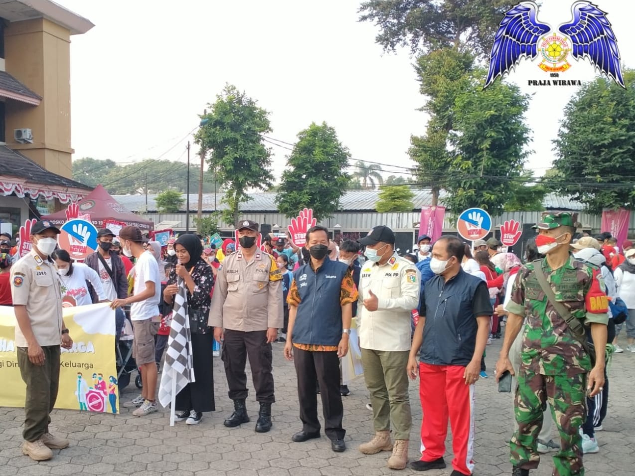 Koramil 01/Jatinegara Bersama Muspika Sukseskan Giat Hari Anak Nasional TA.2022