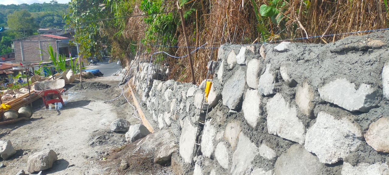 Lucu!!! Reje Kampung Lampahan Lupa Akan Anggaran TPT(Turap Penahan Tanah)