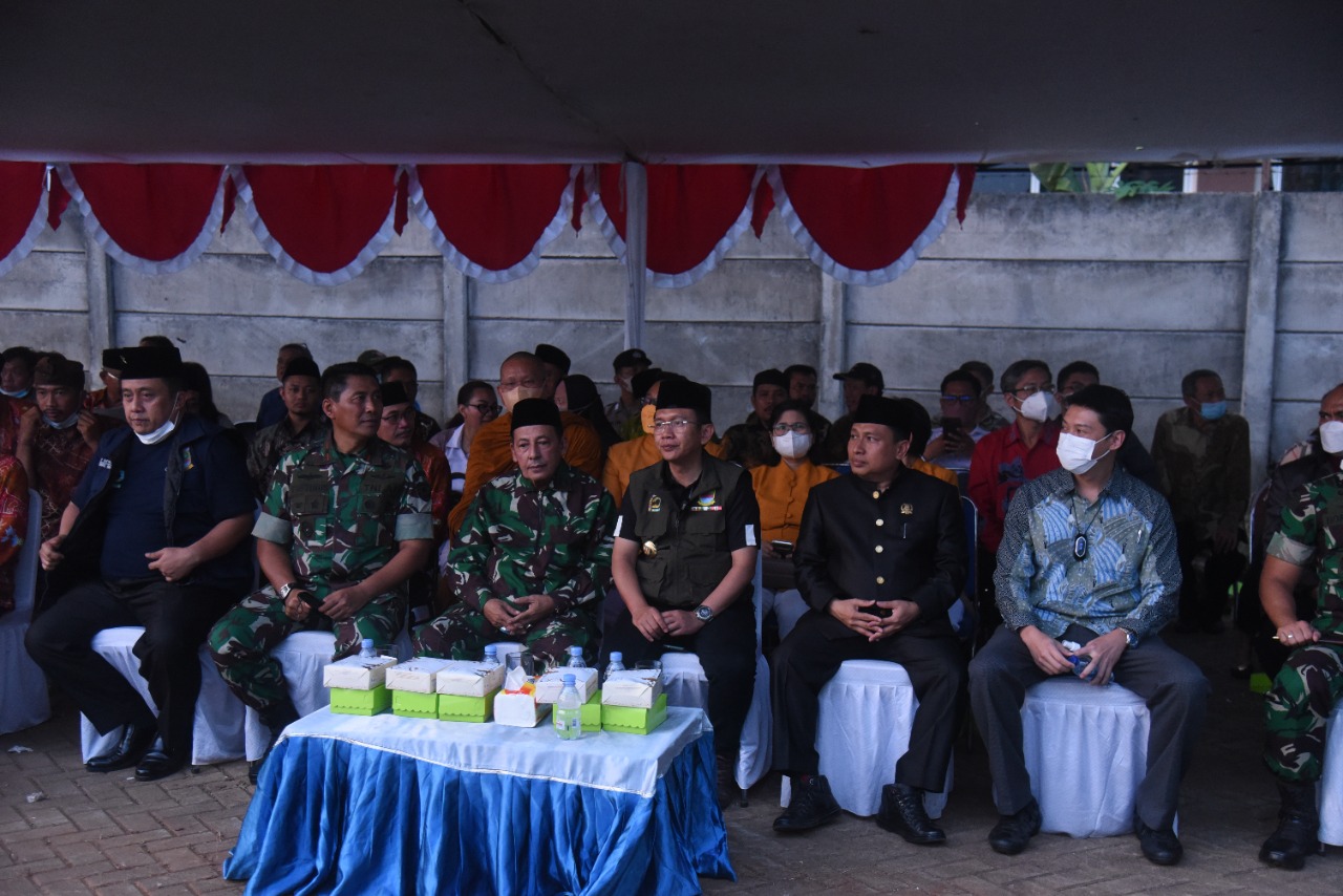 Danrem 051/Wkt Brigjen TNI Yustinus Nono Yulianto S.E.,M.Si Hadiri Peletakan Batu Pertama Taman Wisata Religi