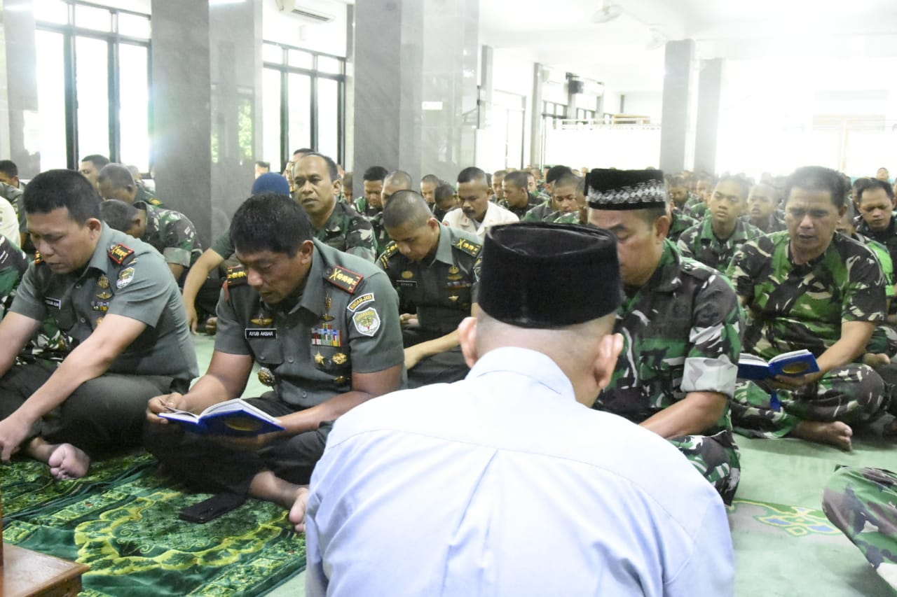 Rindam Jaya Gelar Doa Bersama Wujudkan Indonesia Pulih Lebih Cepat Bangkit Lebih Kuat.