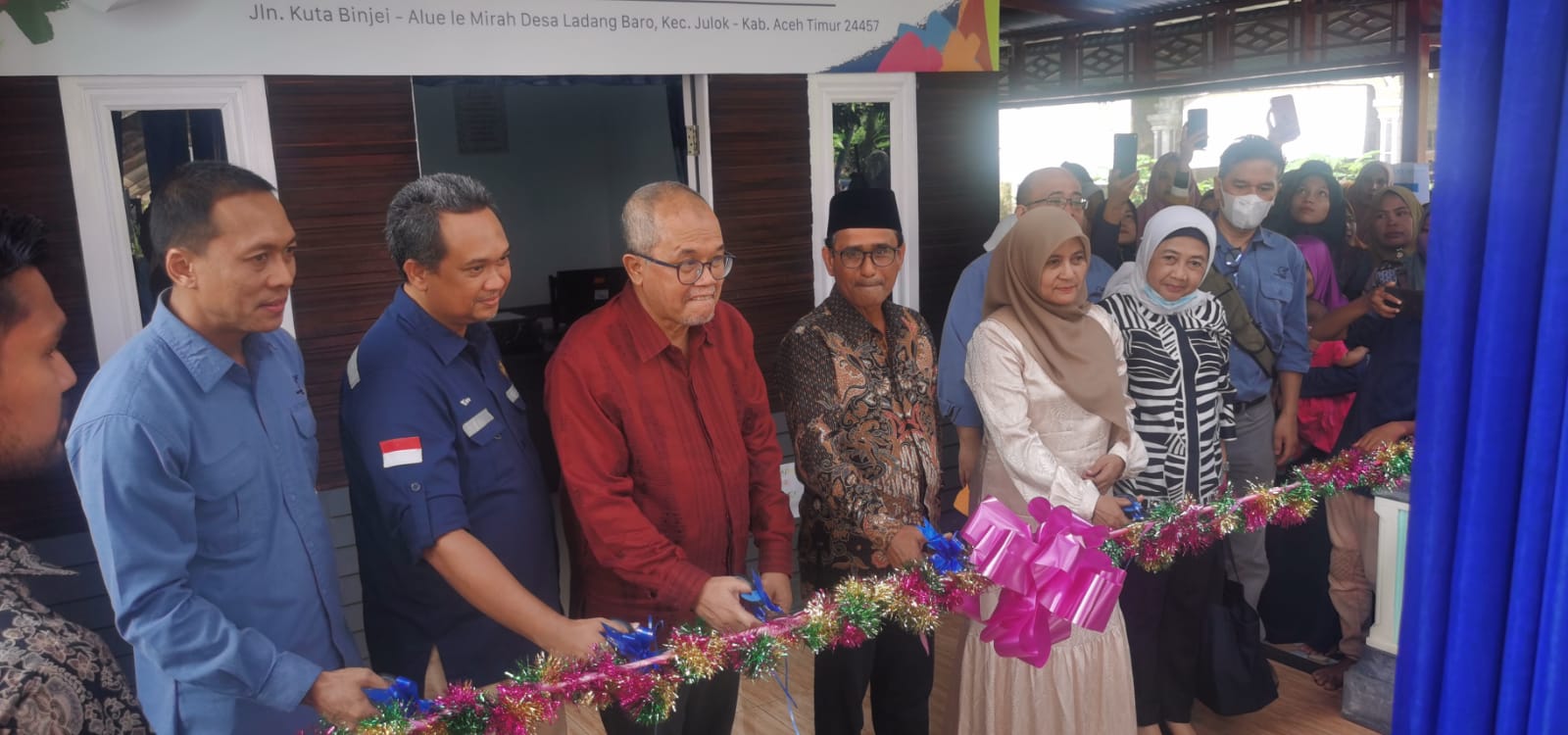 PEMKAB ACEH TIMUR RESMIKAN RUMAH PEMBERDAYAAN IBU DAN ANAK JULOK