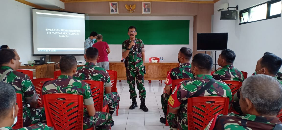 Kolaborasi Penyalur (Vendor) PT. Tanaka dengan Kodim 0505/JT Sosialisasi dan Salurkan STB