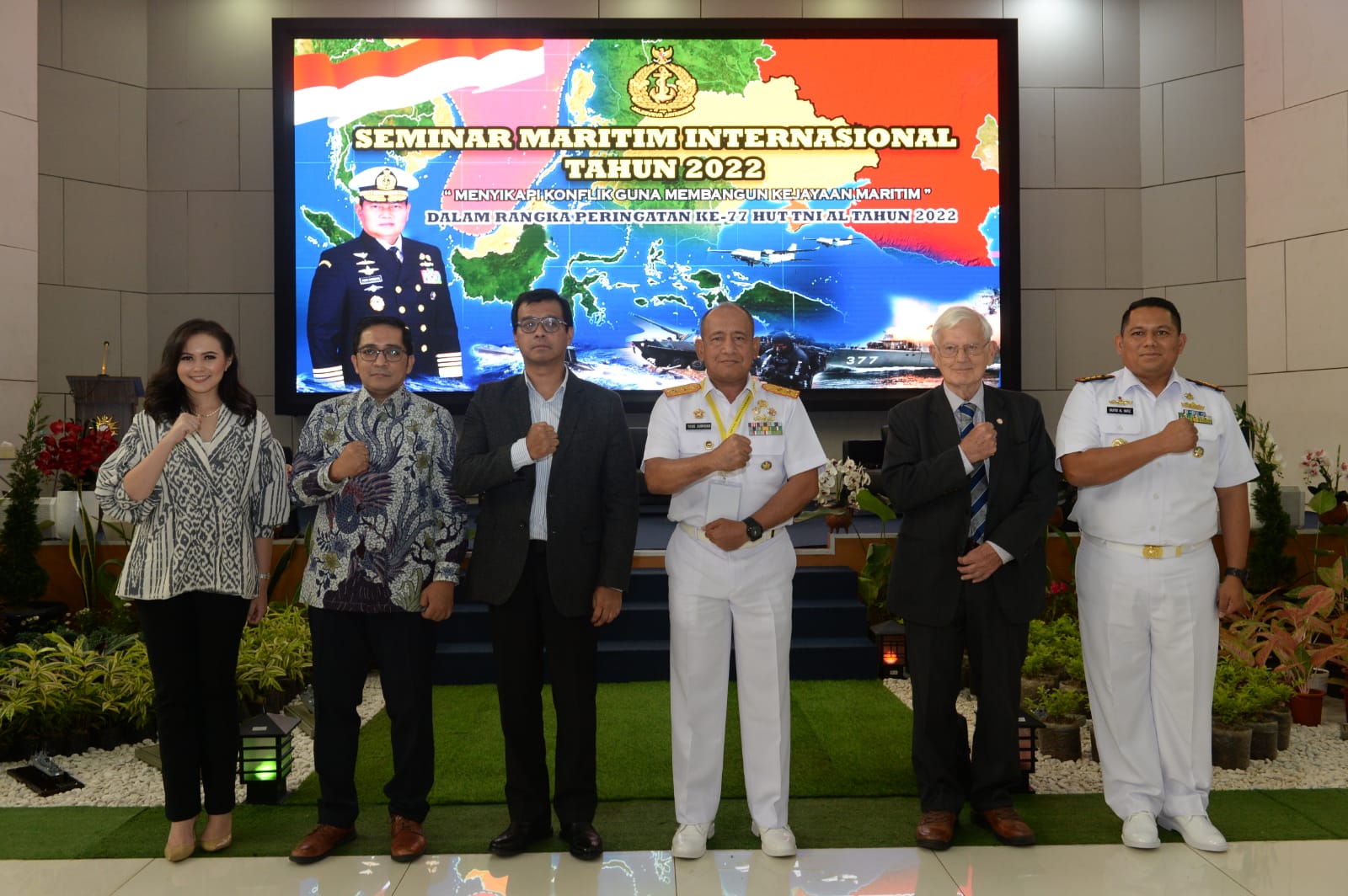 TNI AL SESKOAL GELAR SEMINAR MARITIM INTERNASIONAL TAHUN 2022 DI AUDITORIUM JOS SOEDARSO SESKOAL JAKSEL.