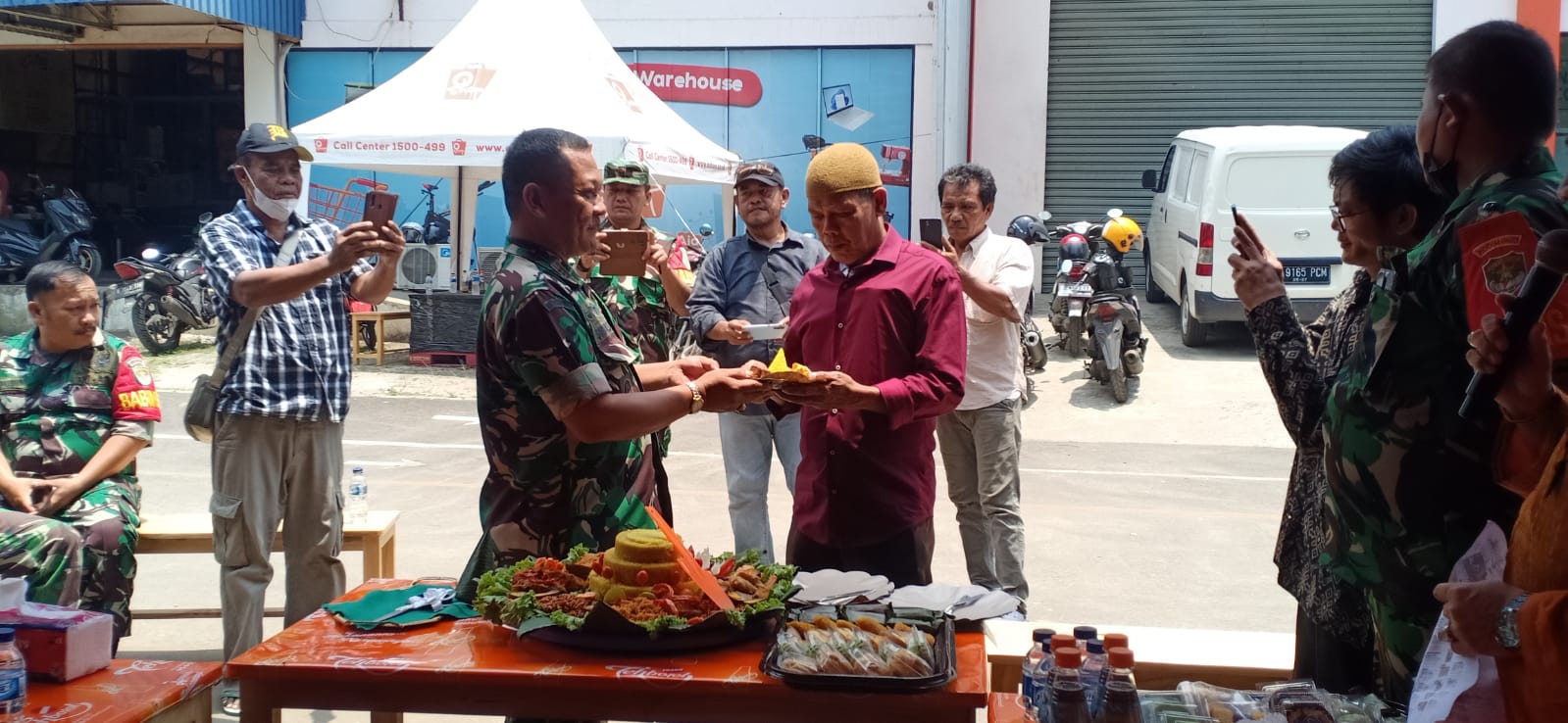 Dandim 0505/JT Resmikan Kuliner UMKM, Bangkitkan Ekonomi Warga