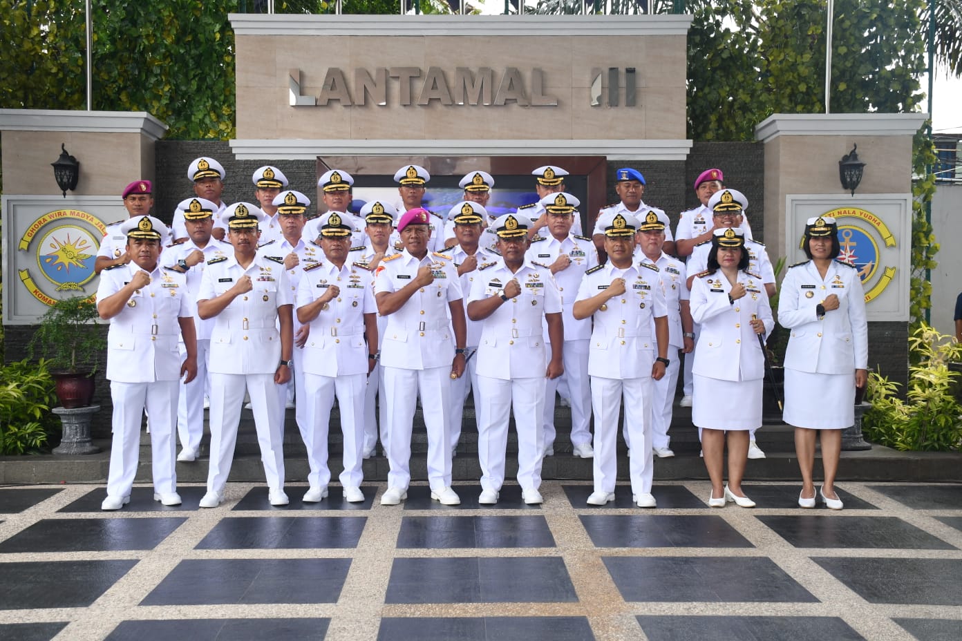 Komandan Lanal Bandung Hadiri Upacara Serah Terima Jabatan Komandan Satuan Kapal Patroli Lantamal lll Jakarta