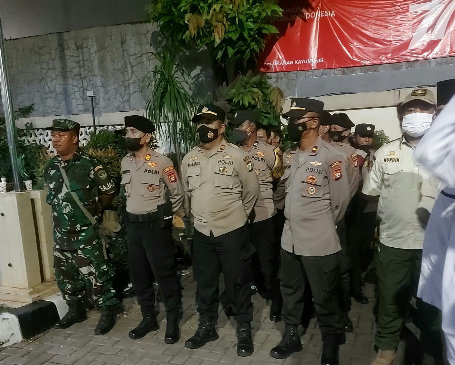 Koramil 02/Matraman Apel Cipkon Guantibmas Bersama Tiga Pilar