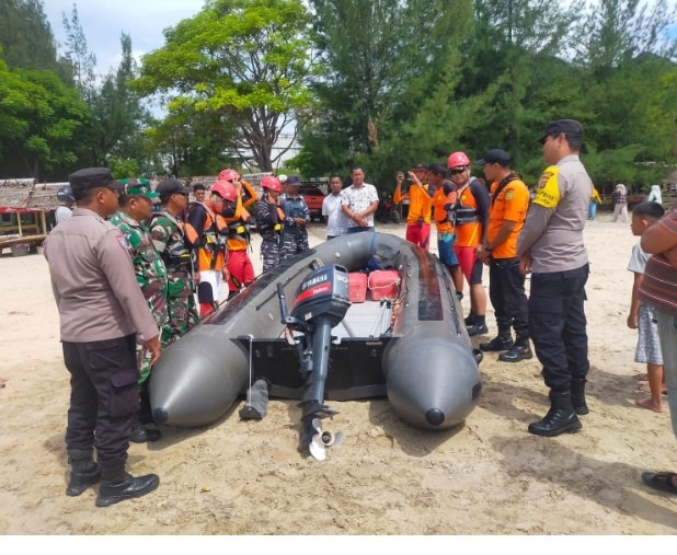 Posal Lhoknga Lanal Sabang Laksanakan SAR Korban Tenggelam