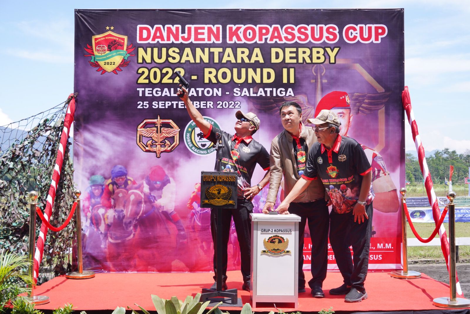 Danjen Kopassus Buka Kejuaraan Nasional Pacuan Kuda Danjen Kopassus Cup Nusantara Derby 2022 – Round Two