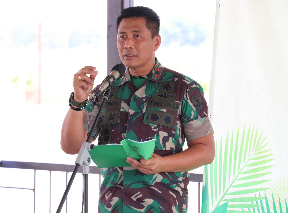 Hijaukan Bumi, Korem 051/Wkt Bersama FIF Group Lakukan Penanaman Pohon Di Lahan Food Estate Wanajaya Cibitung