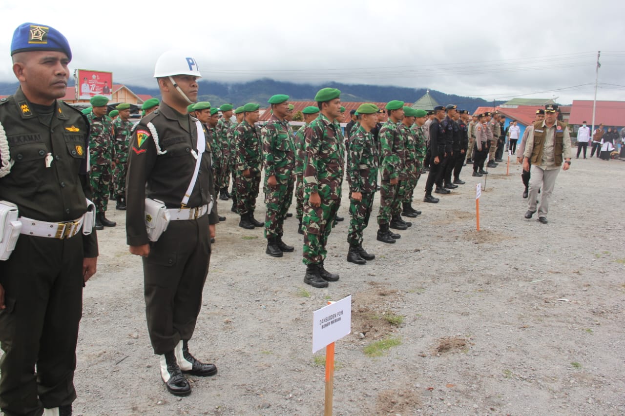 Sinergitas Bersama TNI – Polri dan Pemda Gelar Apel Kesiapsiagaan Bencana Alam.