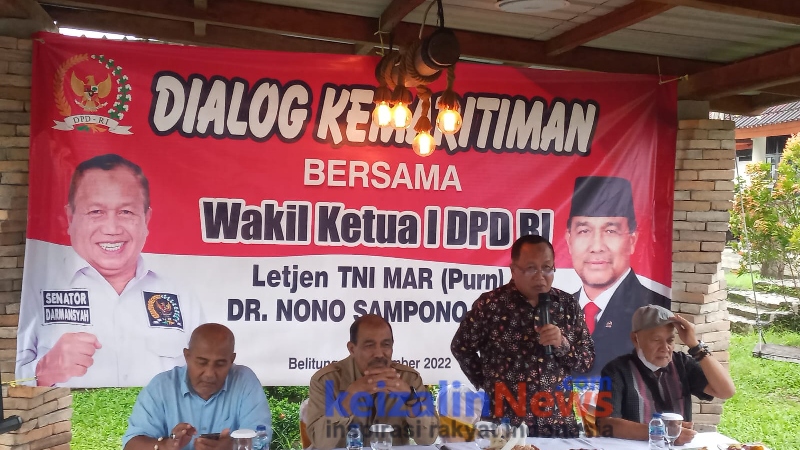 HNSI Kabupaten Belitung Dialog Kemaritiman Bersama Senator DPD RI