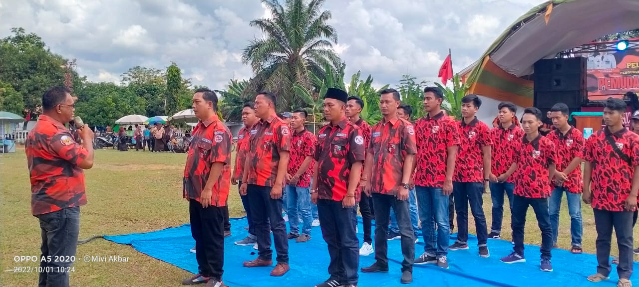 ACARA PELANTIKAN PENGURUS PEMUDA PANCASILA PIMPINAN ANAK CABANG KEC BARADATU