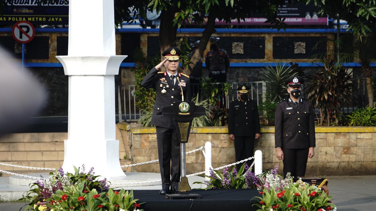 Wakapolda Metro Jaya Pimpin Upacara Peringatan Hari Kesaktian Pancasila