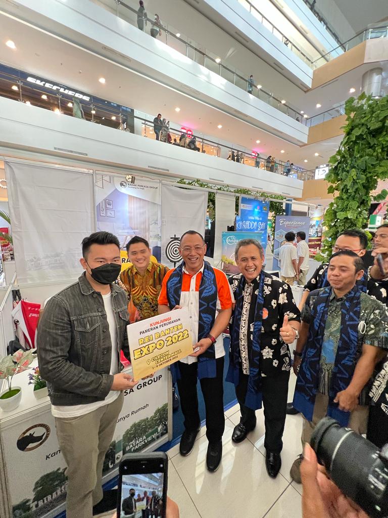 Walikota Cilegon, Helldy Agustian, Membuka Pameran Real Estate Indonesia (REI) Daerah Banten, Yang di Gelar di Cilegon Mall Center, Cilegon