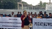 Warga Gempol Demo Kantor Bupati Cirebon Tuntut Kuwu Gempol Segera Di Pecat