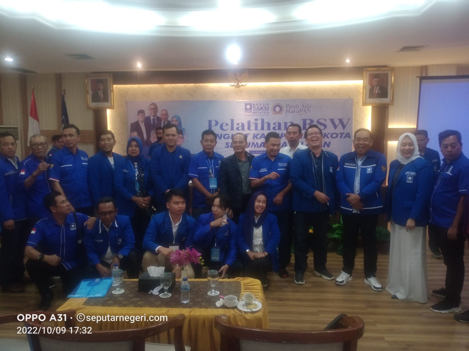 DPD PAN PALI Mengikuti pelaksanaan Bimbingan Trainer Of Training Pelatih Saksi