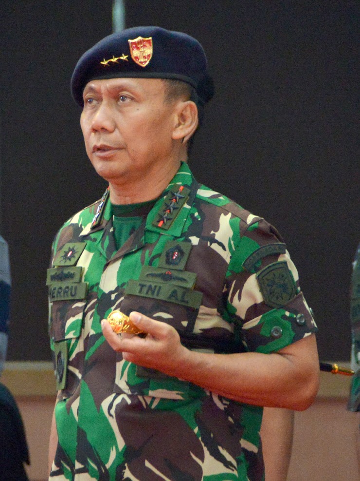 Pangkoarmada RI Laksdya TNI Heru Kusmanto Resmi Menyandang Bintang Tiga 