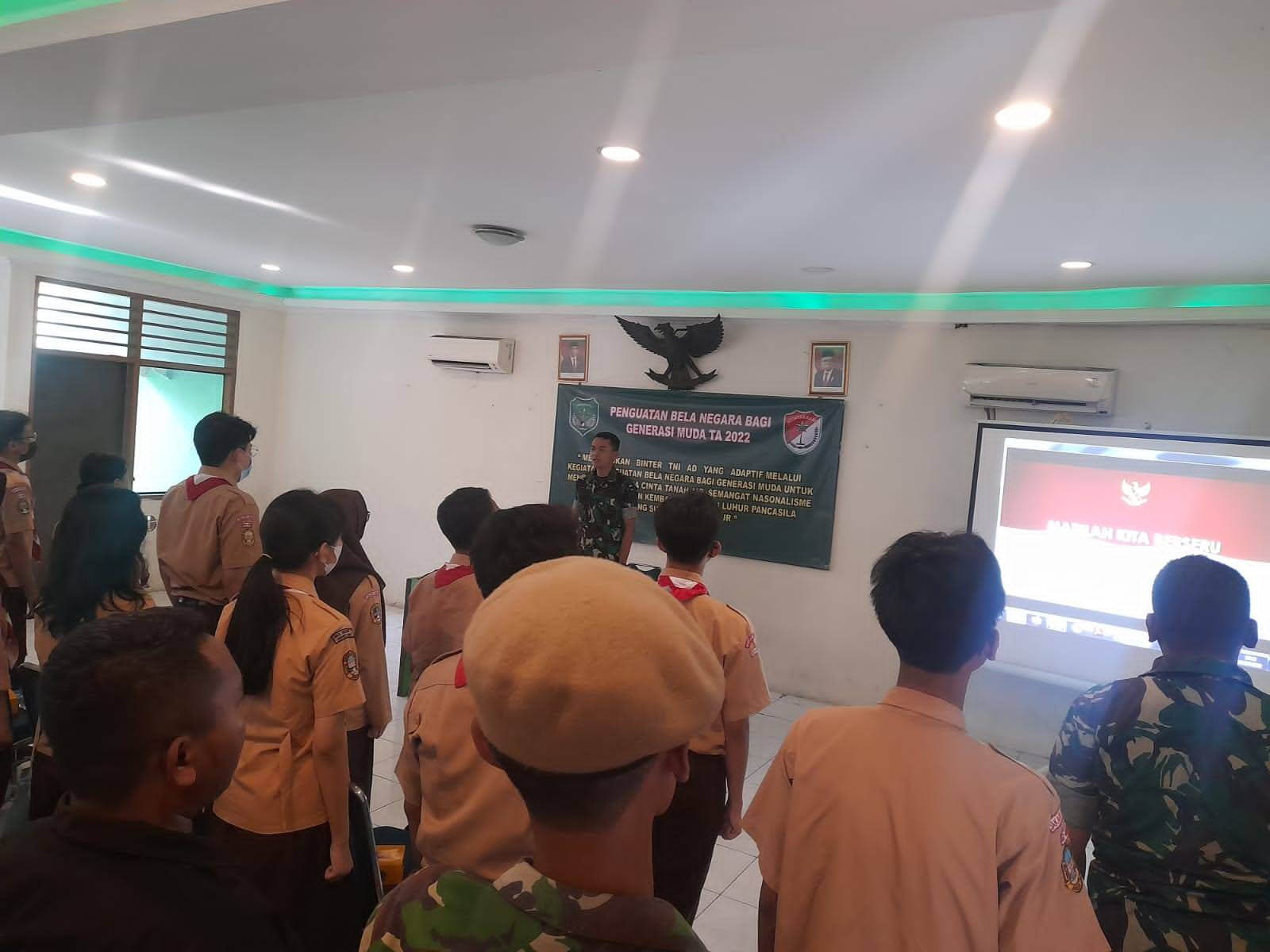 Mewujudkan Binter TNI-AD yang Adaptif, Danramil 01/Tamansari Pimpin Giat Penguatan Bela Negara Bagi Generasi Muda Tahun 2022