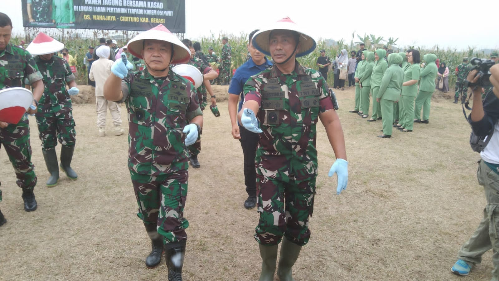 KASAD Meresmikan Lahan Pertanian Terpadu 051/Wijayakarta di Cibitung