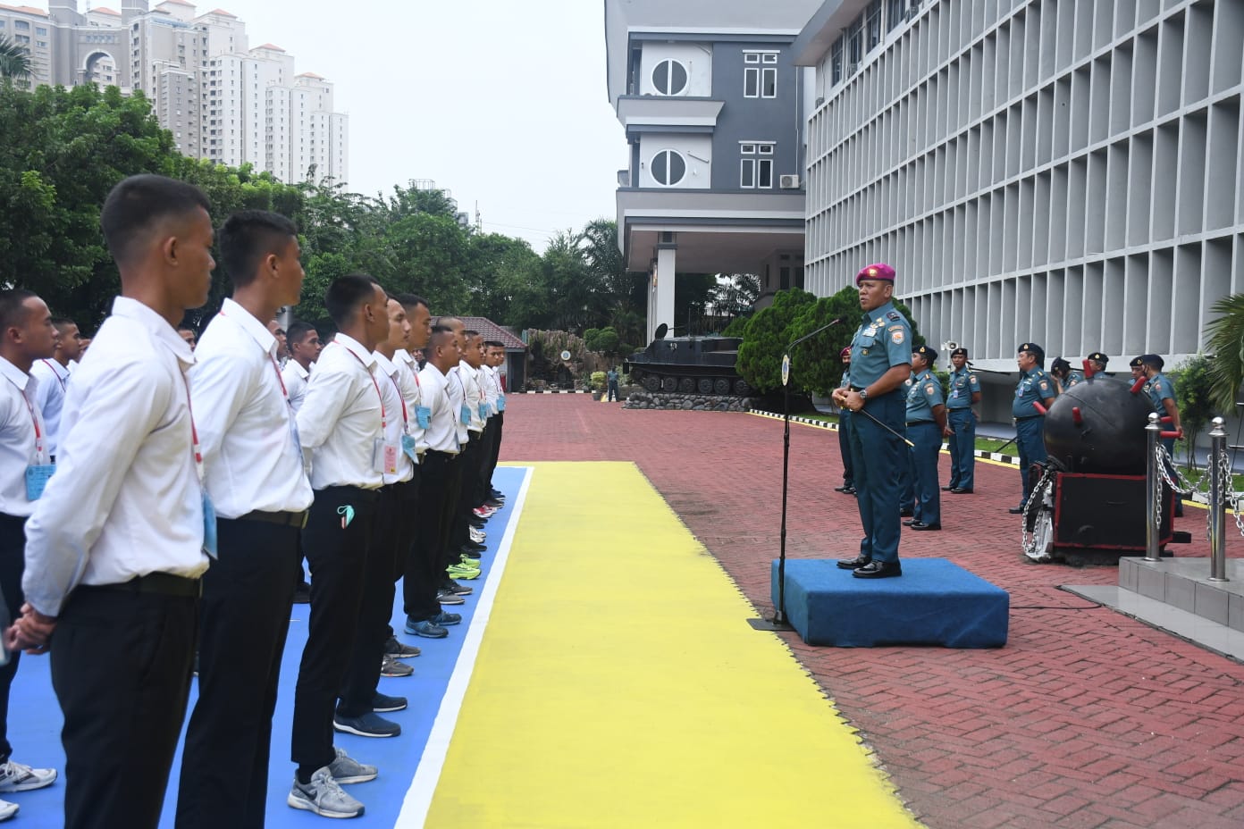 Lantamal III Jakarta Berangkatkan 155 Catam TNI AL Gelombang II Ikuti Seleksi Tingkat Pusat