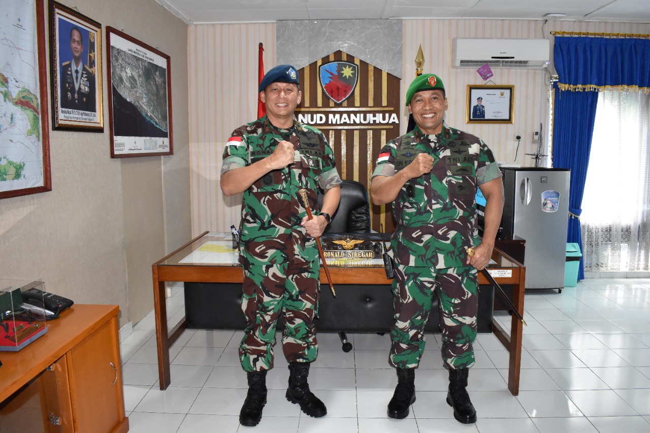 Bersama Danlanud Manuhua, Danrem 173/PVB Inginkan Biak Terus Kondusif