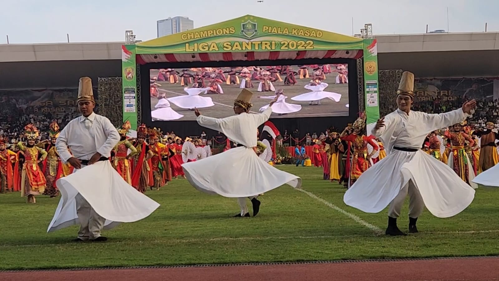 Kemeriahan Closing Ceremony Liga Santri Piala Kasad 2022