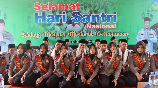 Polresta Cirebon Gelar Peringatan Hari Santri Nasional 2022, Personel Harus Meneladani Sahabat Nabi Muhammad SAW