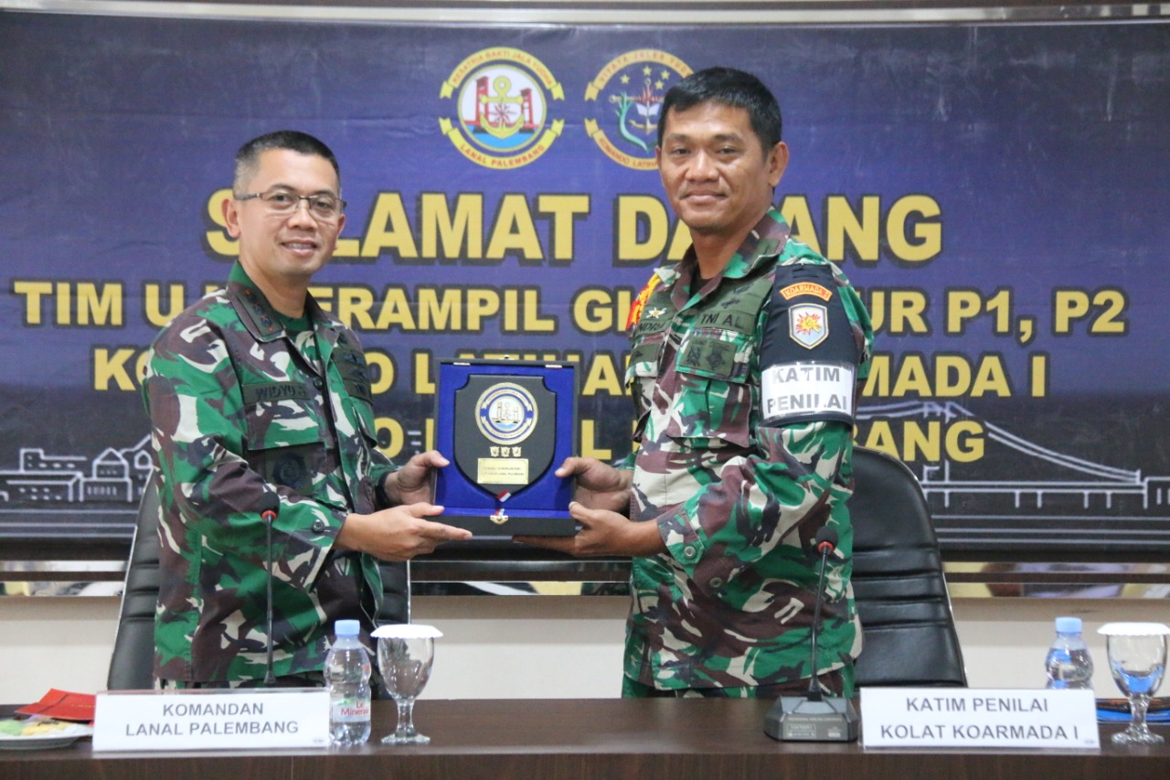 Uji Terampil Glagaspur P1 dan P2 Lanal Palembang Oleh Tim Kolat Koarmada I Telah Berakhir