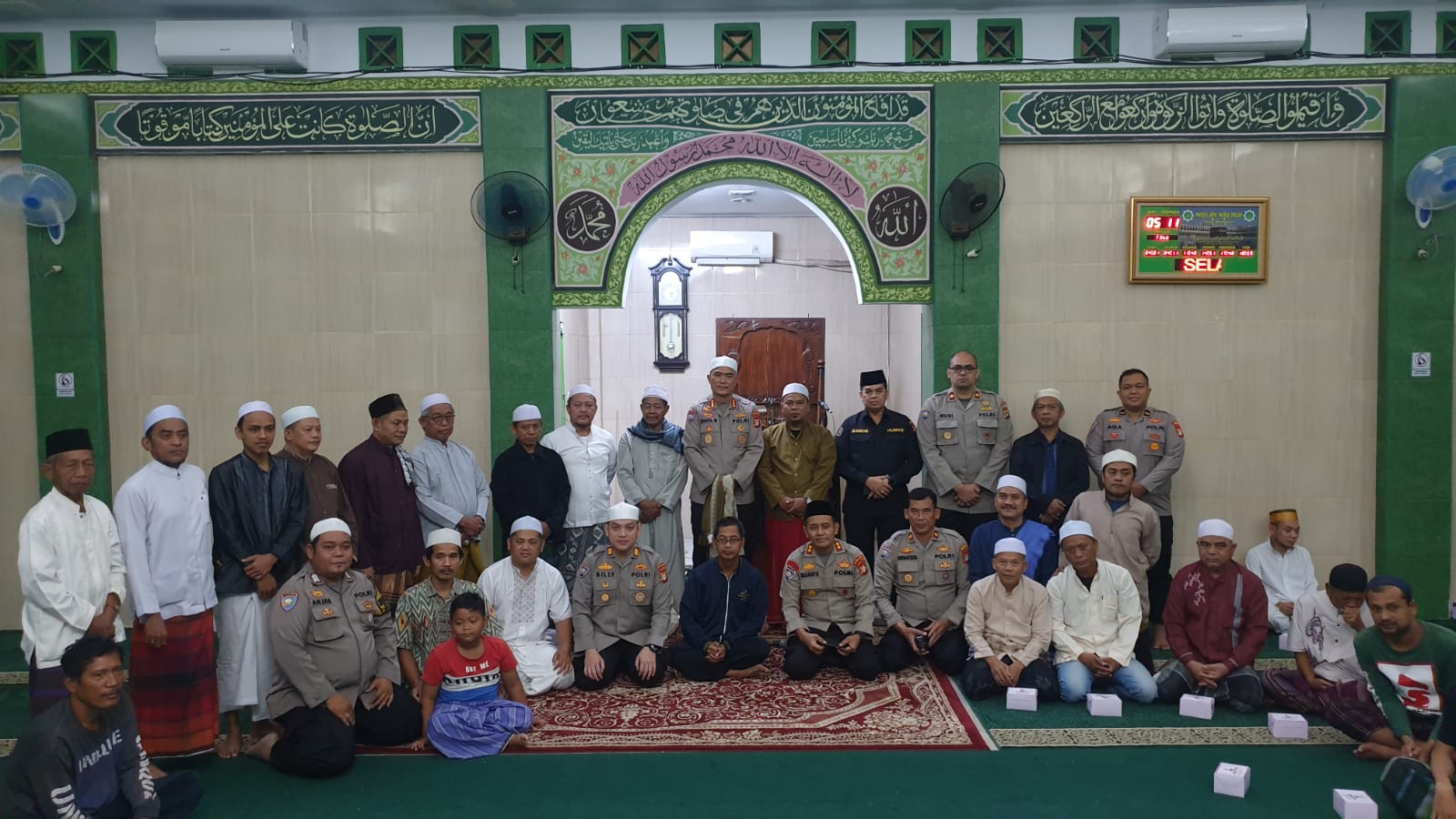 Masjid Nurul Falah, Petamburan, Tanah Abang, Jakarta Pusat menjadi sasaran Program Suling Polda Metro Jaya