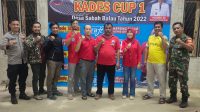 Pujianto, SE Buka Secara Langsung Turnamen Bulu Tangkis KADES CUP 2022 Sabah Balau