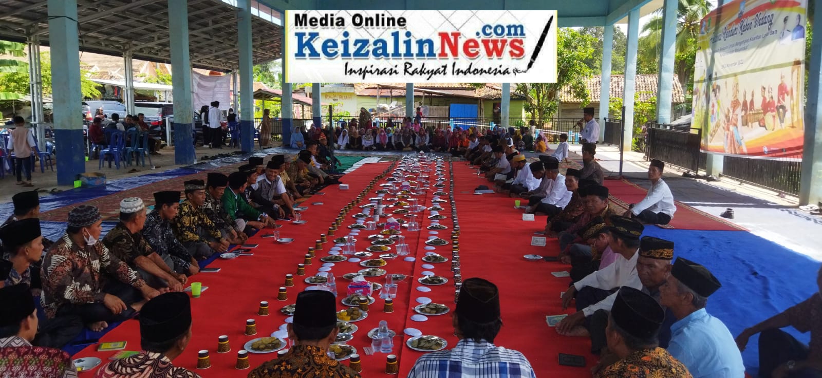 Pemdes Bersama Masyarakat Bumi Ayu Gelar Sedekah Adat.