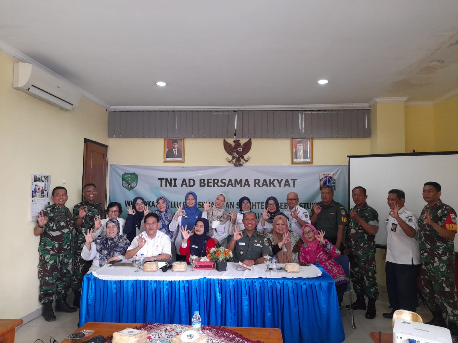 Rakor Pelayanan KB Kesehatan “TNI Bersama Rakyat Wujudkan Keluarga Sehat dan Sejahtera Bebas Stunting Untuk Indonesia Kuat”