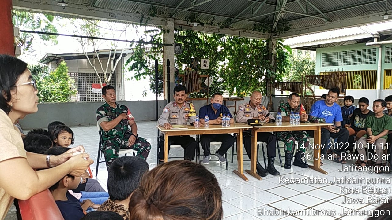 Polri Go To School, Polsek Jatisampurna kunjungi Kampus Diakonia Modern (KDM) Jatisampurna